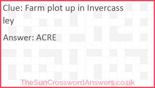 Farm plot up in Invercassley Answer