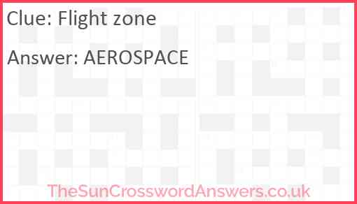Flight zone Answer