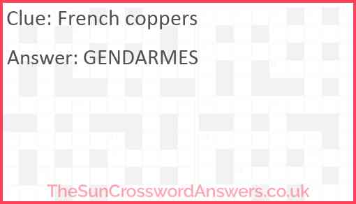French coppers Answer