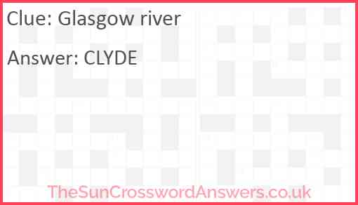 Glasgow river Answer