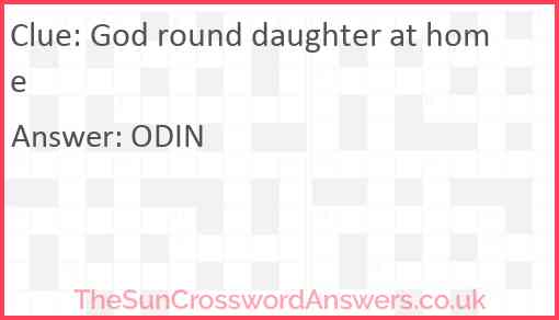God round daughter at home Answer