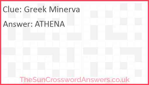 Greek Minerva Answer