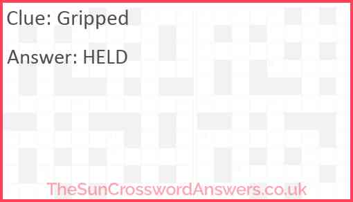 Gripped Answer