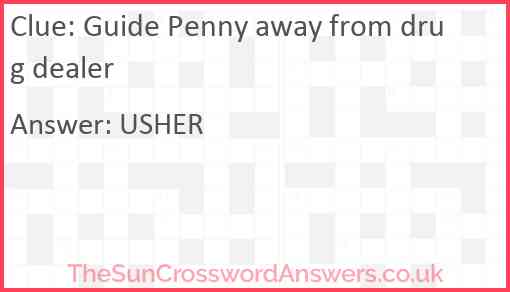 Guide Penny away from drug dealer Answer