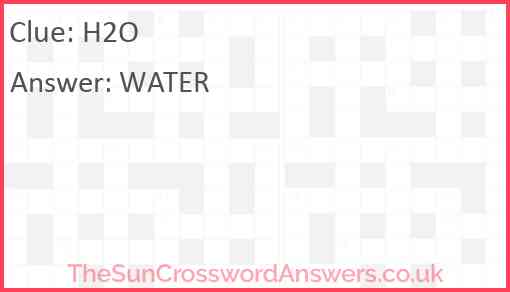H2O Answer