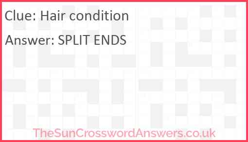 Hair condition Answer