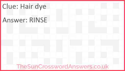 Blue hair crossword enigma - wide 1