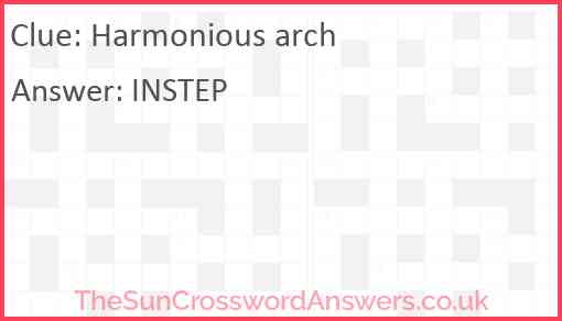 Harmonious arch Answer