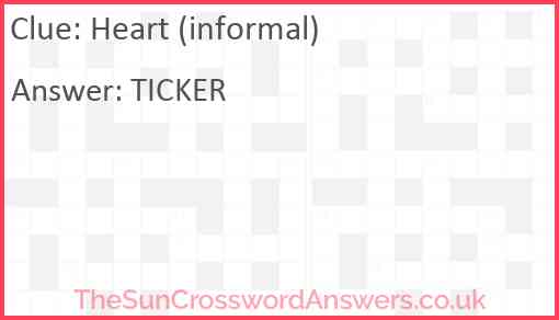 Heart (informal) Answer