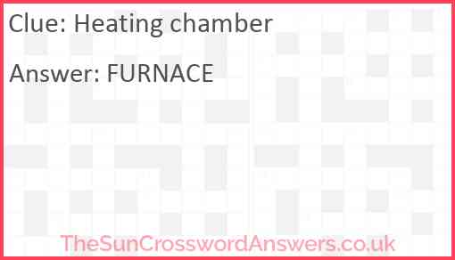 Heating chamber Answer