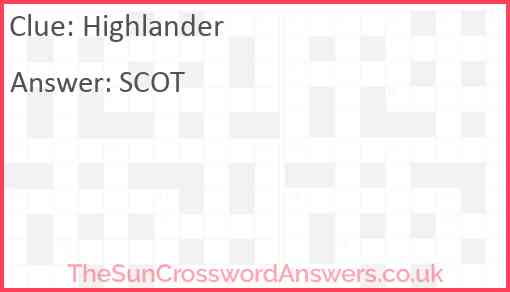 Highlander Answer