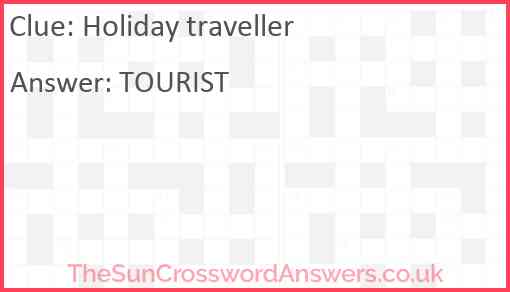 Holiday traveller Answer