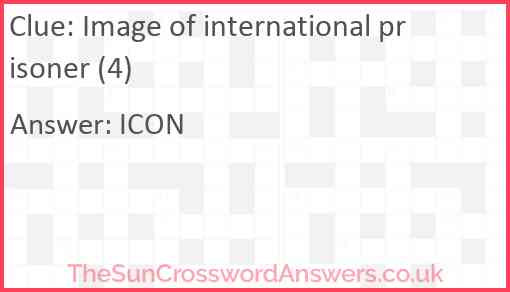 Image of international prisoner (4) Answer
