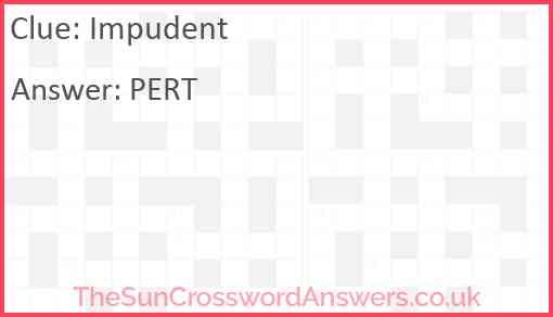 Impudent Answer