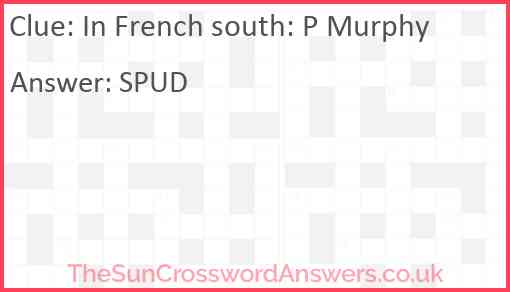 In French south: P Murphy Answer