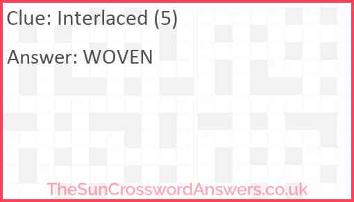 Interlaced (5) Answer