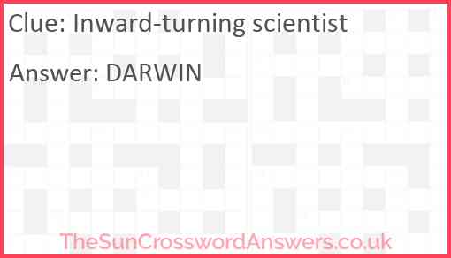 Inward-turning scientist Answer