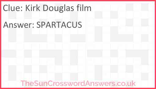 Kirk Douglas film Answer