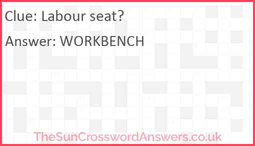 Labour seat? Answer