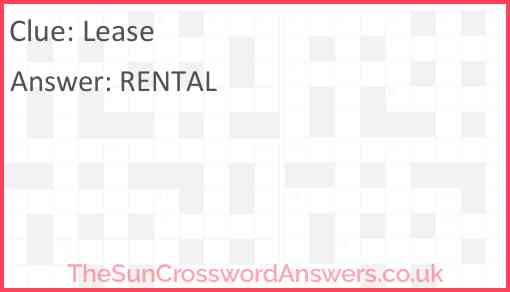 Lease Answer