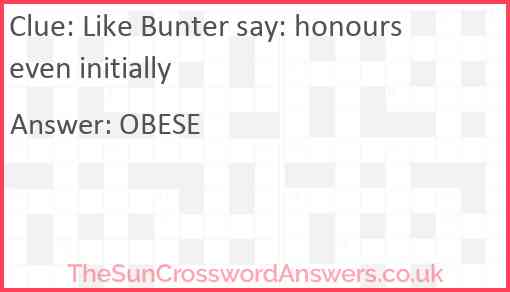 Like Bunter say: honours even initially Answer