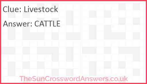 Livestock Answer