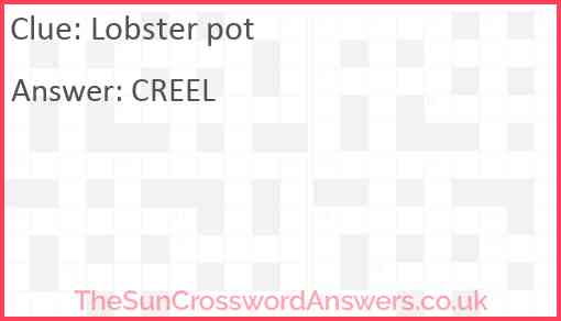 Lobster pot Answer