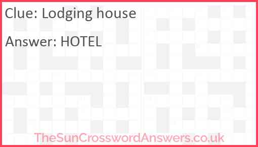 Lodging-house Answer