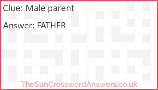 Male parent Answer