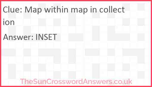 Map within map in collection Answer