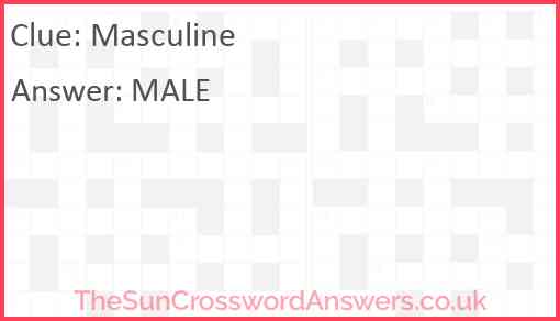 Masculine Answer