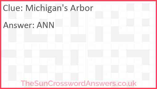 Michigan's Arbor Answer
