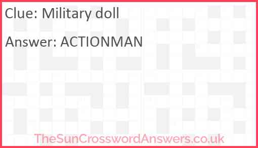 Military doll Answer