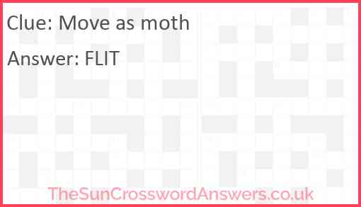 Move as moth Answer