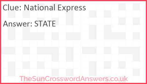 National Express Answer