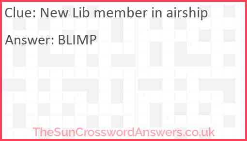 New Lib member in airship Answer