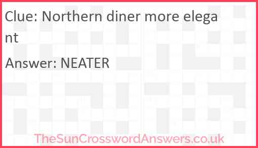 Northern diner more elegant Answer