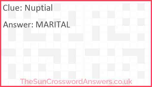 Nuptial Answer