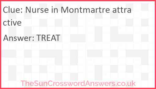 Nurse in Montmartre attractive Answer