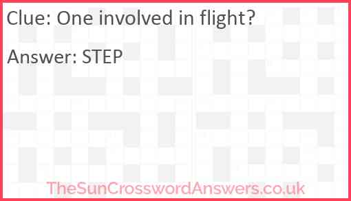 One involved in flight? Answer