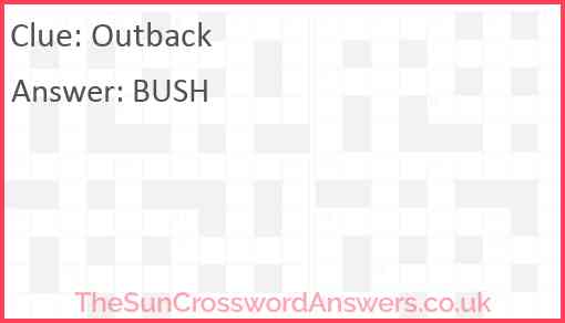 Outback Answer