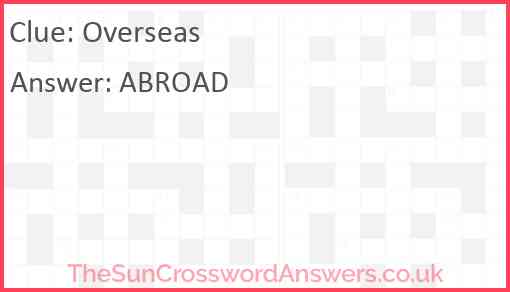 Overseas Answer