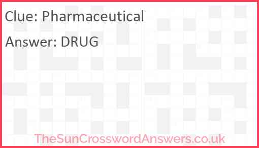 Pharmaceutical Answer