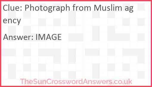 Photograph from Muslim agency Answer