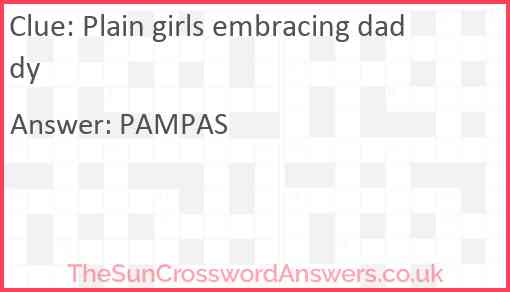 Plain girls embracing daddy Answer