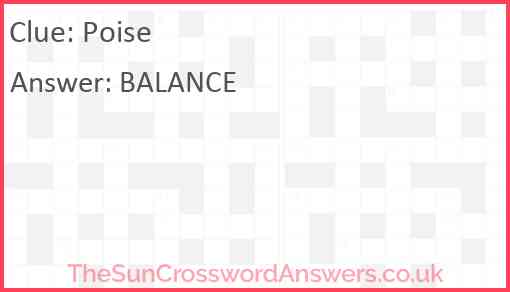 Poise Answer