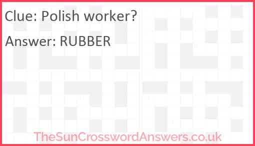 Polish worker? Answer