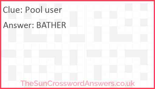 Pool user Answer