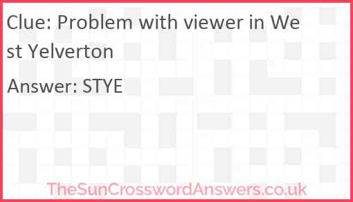 Problem with viewer in West Yelverton Answer