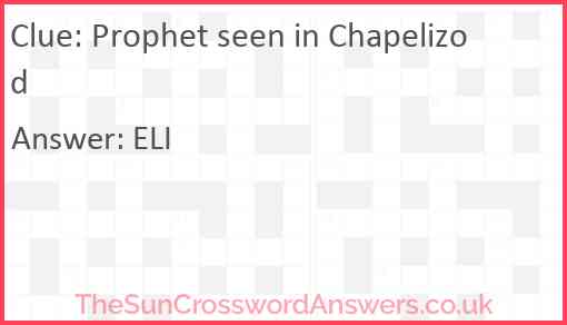 Prophet seen in Chapelizod Answer